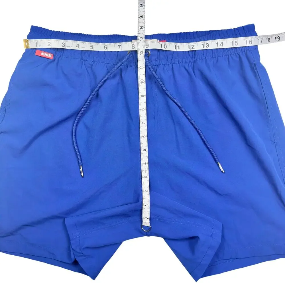 Hamabe | Men | Mazarine Blue Comfort Liner Volley Swim Trunks | Size XL